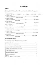 ELEMENTARY worksheets(mixed)