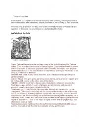 English Worksheet: Writing a letter of complaint