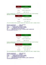 English Worksheet: If clauses