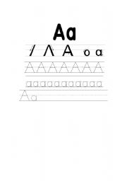 English Worksheet: ABC Book for Kids A-I