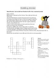 English worksheet: Halloween