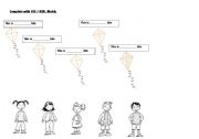English Worksheet: His or Her?