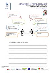 English Worksheet: introduction