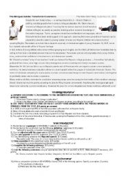 English Worksheet: THE BILINGUAL DEBATE IN THE USA