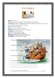 English Worksheet: Evan Almighty