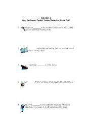 English Worksheet: PRESENT PERFECT