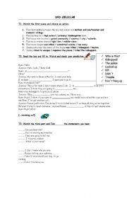 English worksheet: CELULLAR