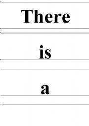 English worksheet: There is and There are