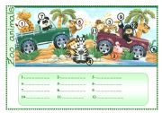 English Worksheet: zoo animals