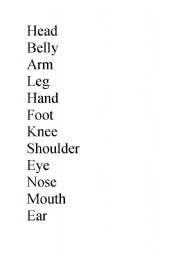English Worksheet: label a friend