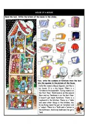 English Worksheet: House of a mouse