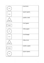 English worksheet: Shapes+ Colours Dominoe- 2.09.08