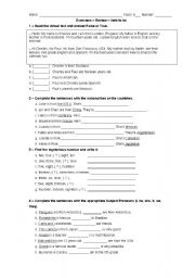 English Worksheet: Exercises -  Review  