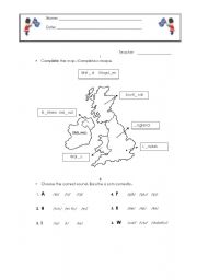 English Worksheet: united kingdom