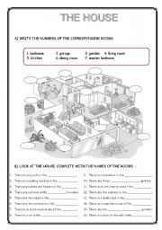 English Worksheet: THE HOUSE