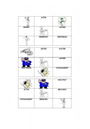 English worksheet: Bingo - Occupations