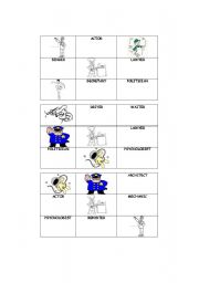 English Worksheet: Bingo - Occupations