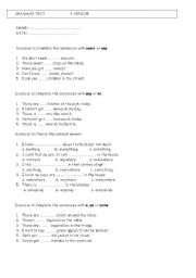 English Worksheet: countables uncountables