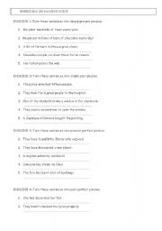 English Worksheet: Passive voice