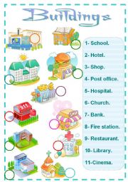 English Worksheet: buildings