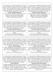 English Worksheet: Roleplay Crime