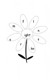 PHONICS - Flower Words 03 - Long I-sound