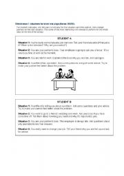 English Worksheet: business english conversation practice 