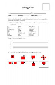 English worksheet: English Test