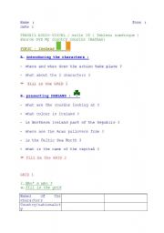 English Worksheet: worksheet DVD Ireland 1