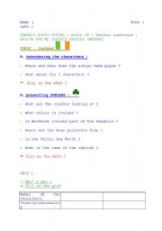 English worksheet: worksheet DVD Ireland 1