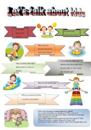 English Worksheet: Conversation questions - Children