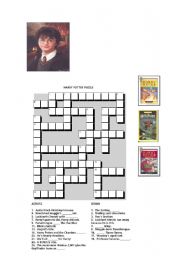 English Worksheet: Harry Potter Puzzle