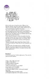 English Worksheet: BILLY