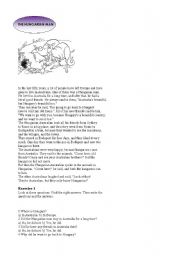 English worksheet: the hungarian man