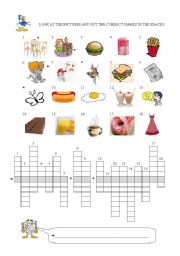 English Worksheet: picture puzzle for beginners