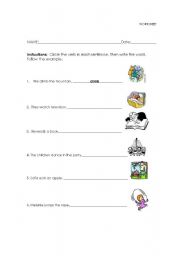 English Worksheet: Simple Present Tense