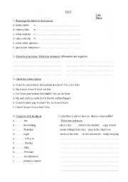 English Worksheet: SIMPLE PRESENT