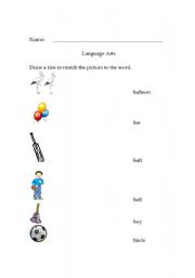 English Worksheet: Consonant B