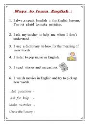 Ways to learn english