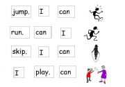 English worksheet: Unscramble the sentences