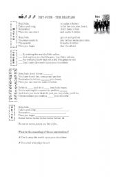 English Worksheet: Hey Jude-Beatles