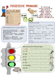 POSSESSIVE PRONOUNS