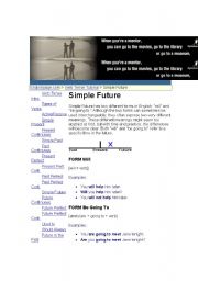English Worksheet: simple future