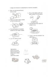 English Worksheet: HOW TO PREPARE A SANDWICH (FOR KIDS)