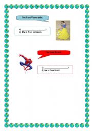 English Worksheet: Countries worksheet part 3