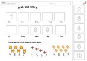 English worksheet:  fun with numbers