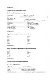 English worksheet: Revision exercises