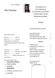 English worksheet: Tract Chapman The Promise