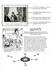 English Worksheet: Gravity 