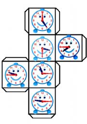 English Worksheet: TIME DICE 2